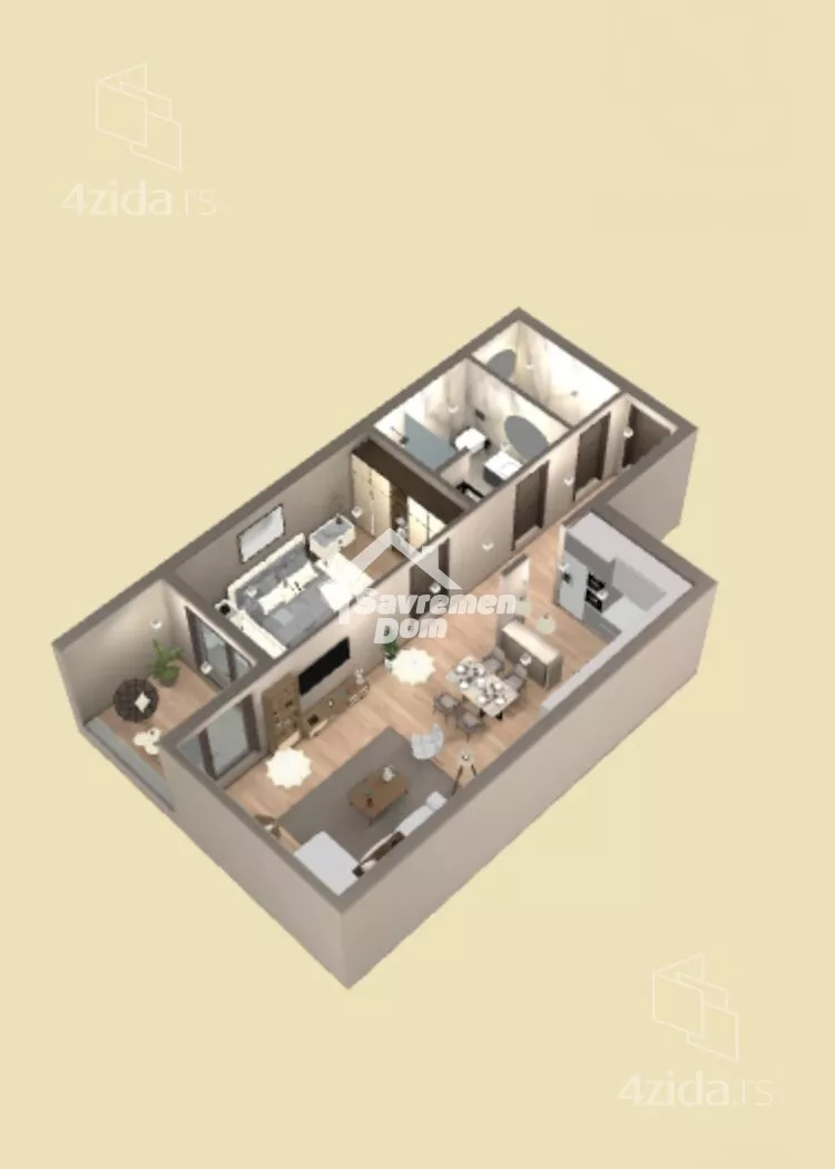 Dvosoban stan | 4zida