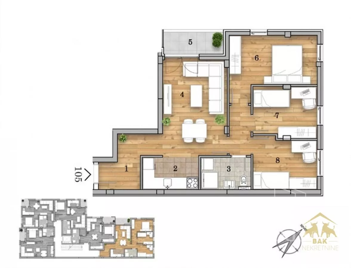 Četvorosoban stan | 4zida