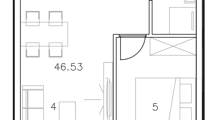 Jednoiposoban stan | 4zida