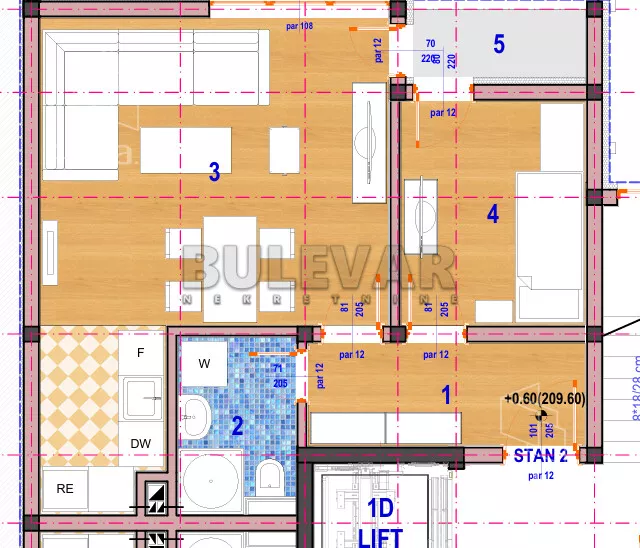 Jednoiposoban stan | 4zida