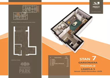 Ugao Partizanskih baza i Gutenbergove | 4zida.rs