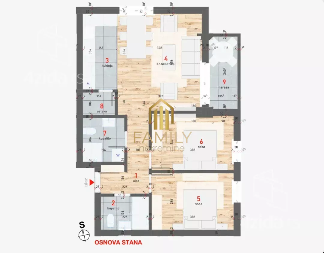 Trosoban stan | 4zida