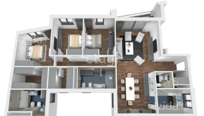 Petoiposoban stan | 4zida