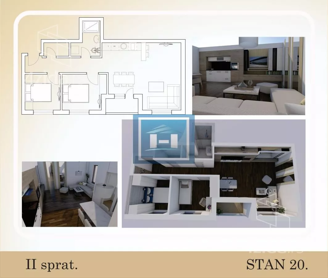 Dvoiposoban stan | 4zida