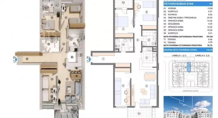 Četvorosoban stan | 4zida