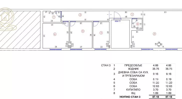 Četvorosoban stan | 4zida