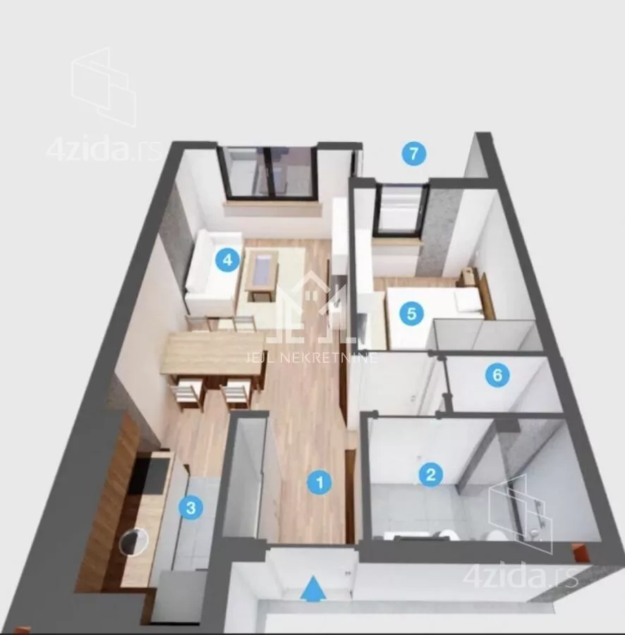 Dvosoban stan | 4zida