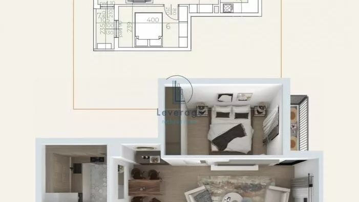 Jednoiposoban stan | 4zida