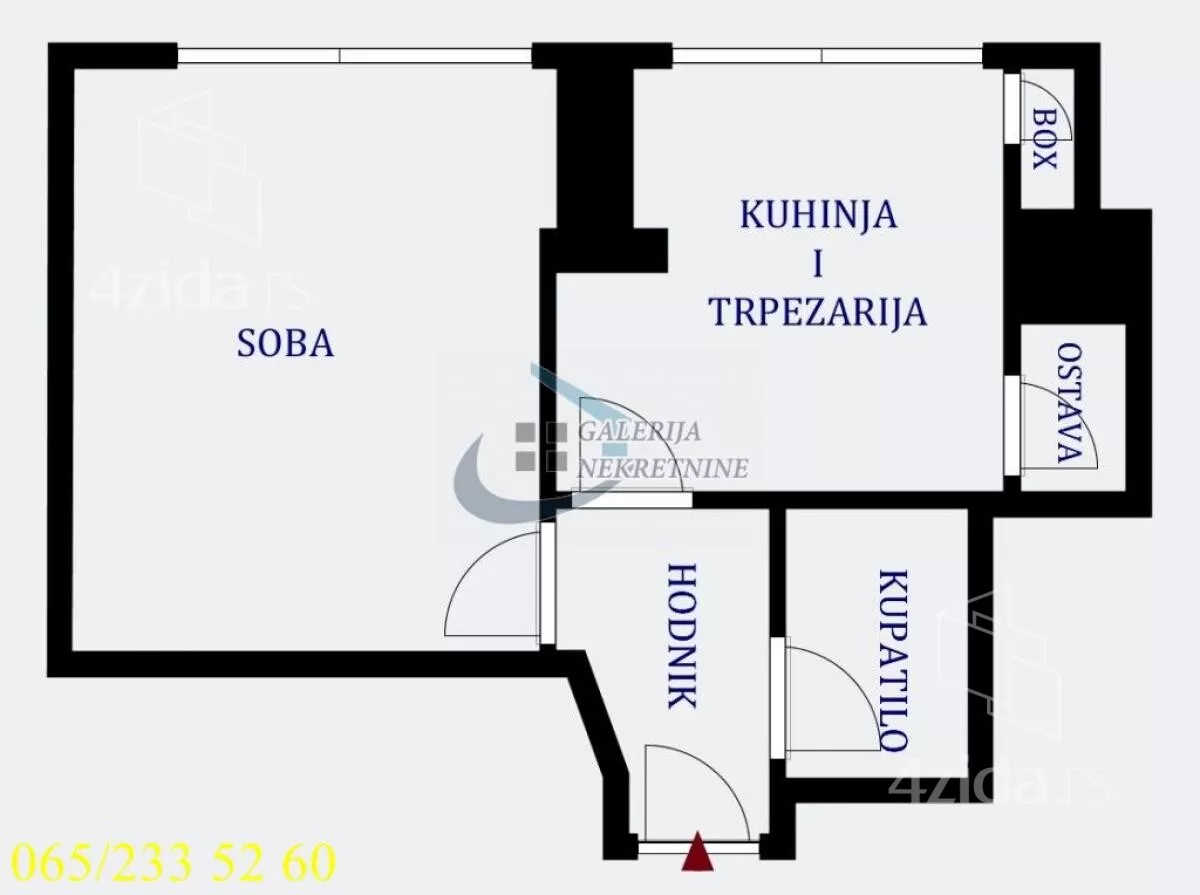 Jednosoban stan | 4zida