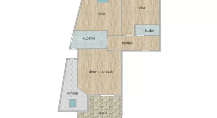 Trosoban stan | 4zida