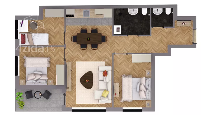 Četvorosoban stan | 4zida