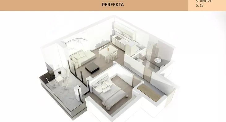 Dvosoban stan | 4zida