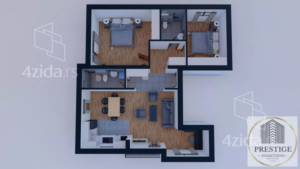 Jednoiposoban stan | 4zida