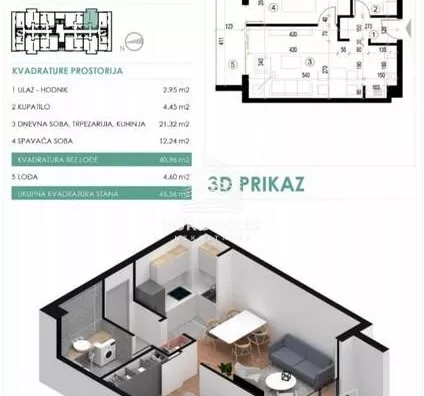 Dvosoban stan | 4zida