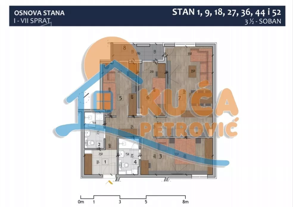 Troiposoban stan | 4zida