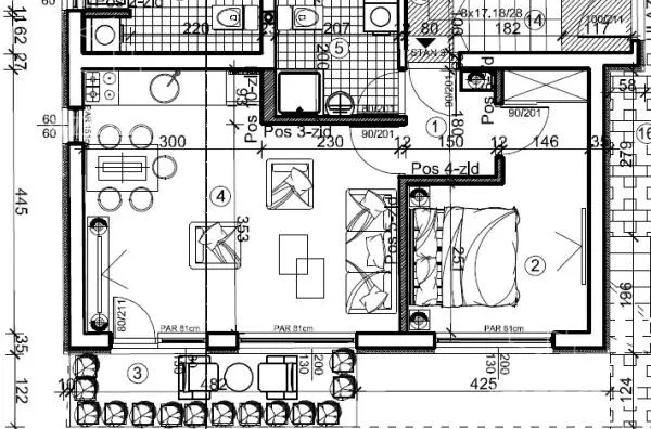 Jednoiposoban stan | 4zida