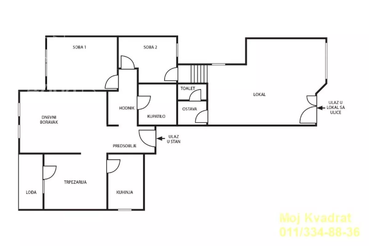 Trosoban stan | 4zida
