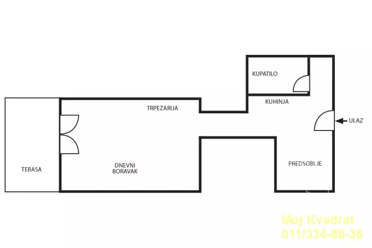 Jednosoban stan | 4zida