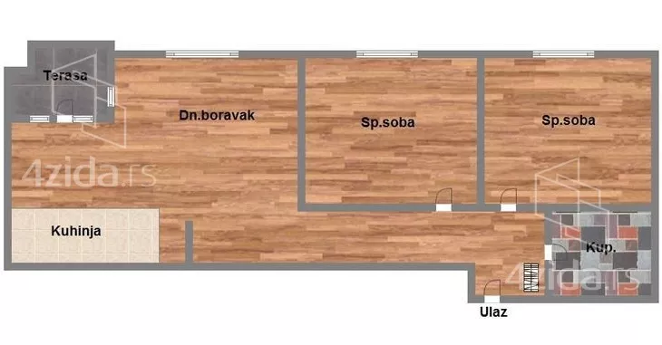 Trosoban stan | 4zida