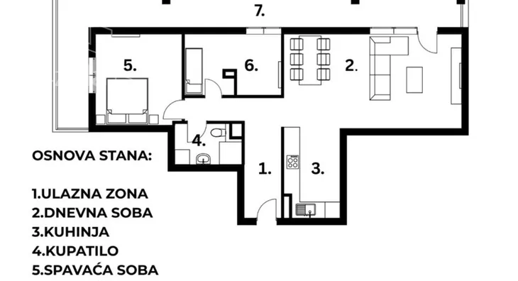 Trosoban stan | 4zida