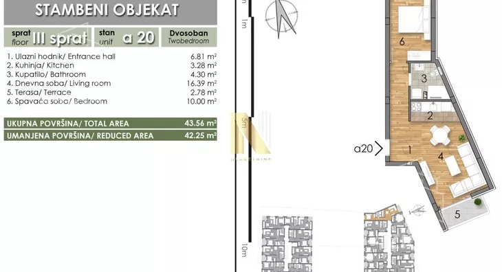 Dvosoban stan | 4zida