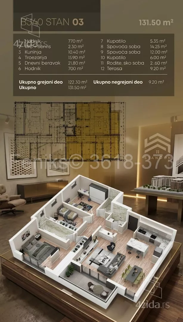 Četvorosoban stan | 4zida
