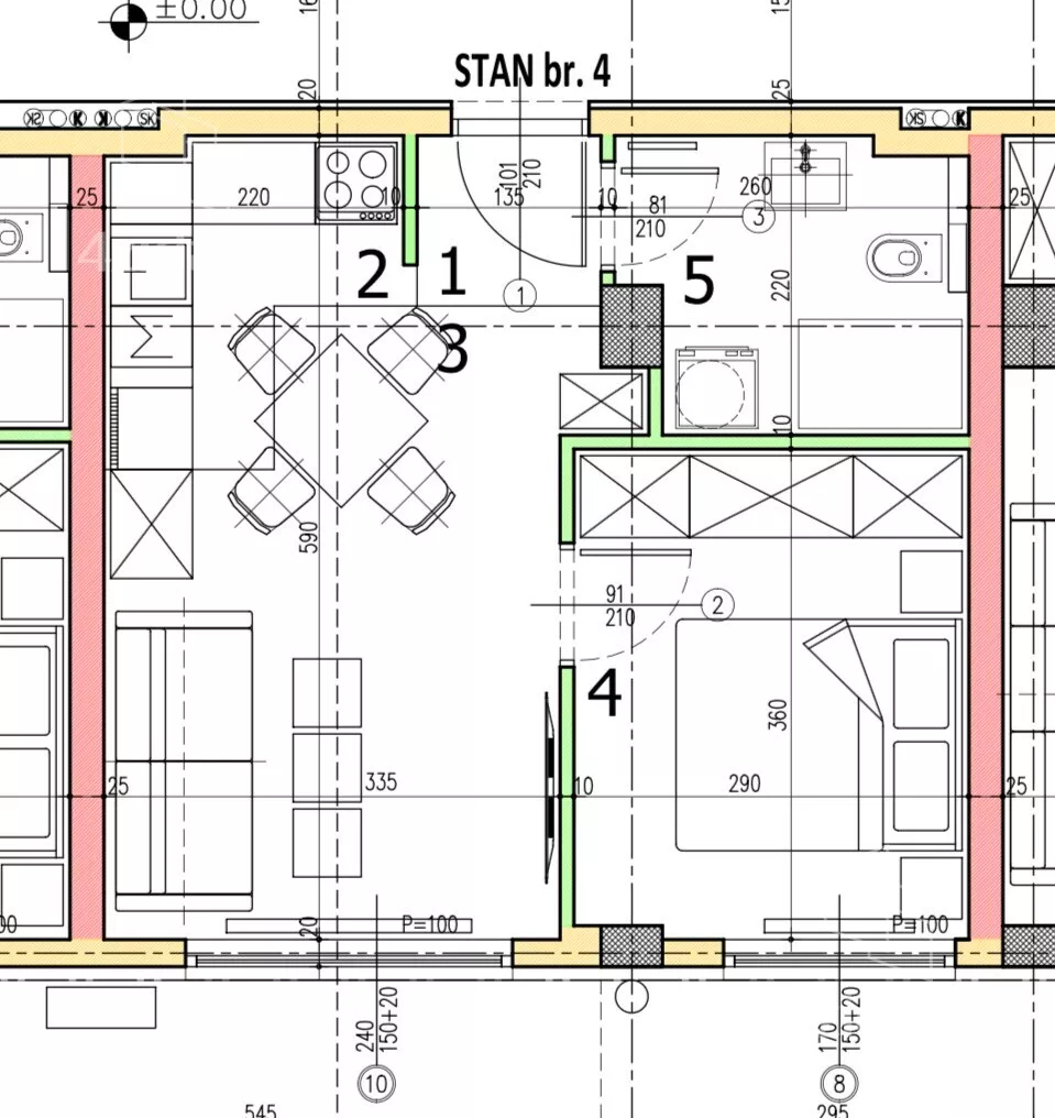 Jednoiposoban stan | 4zida