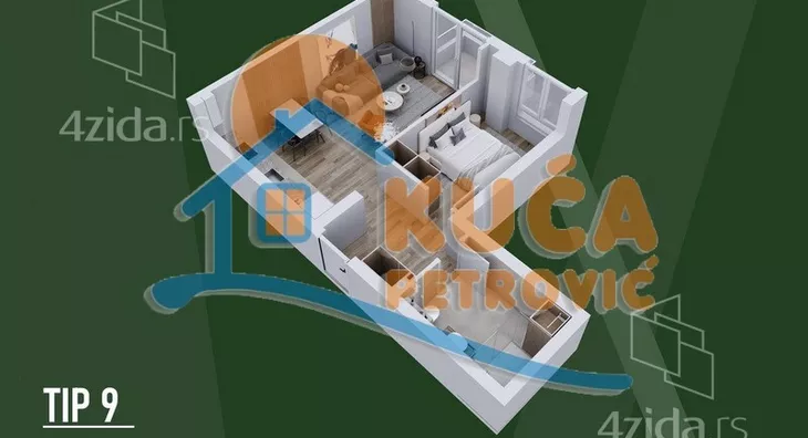 Dvosoban stan | 4zida