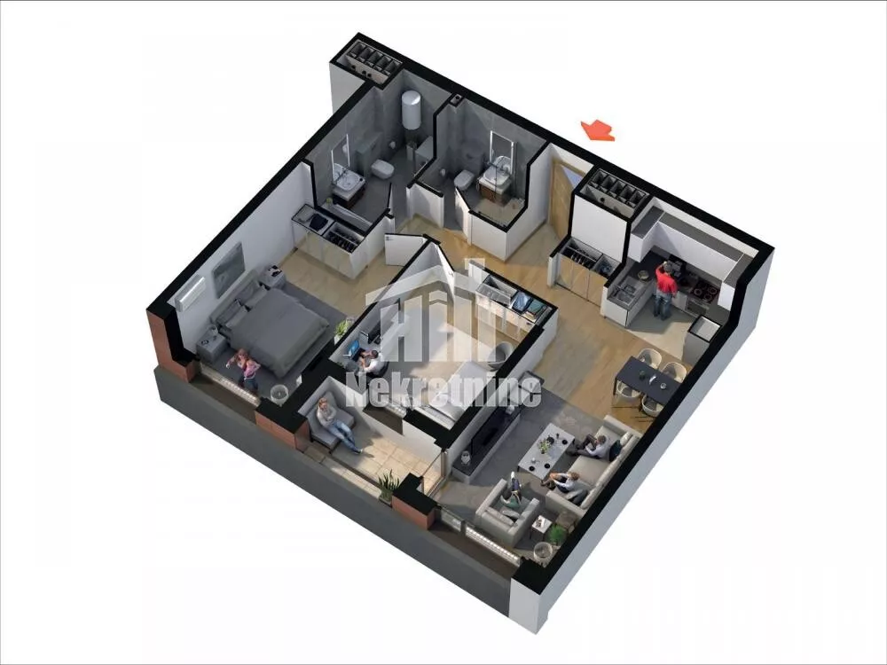 Trosoban stan | 4zida