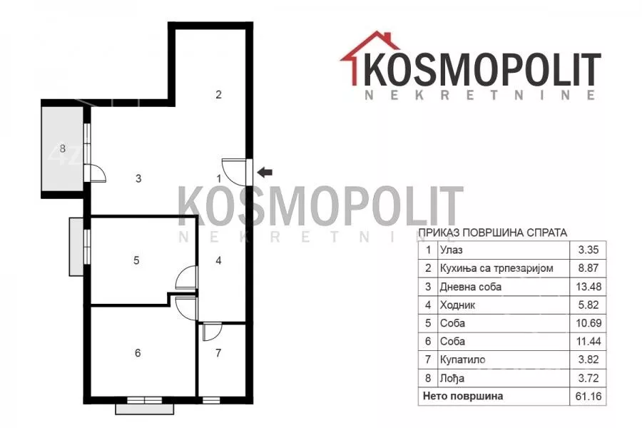 Trosoban stan | 4zida