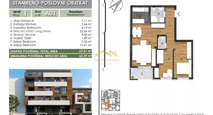 Trosoban stan | 4zida