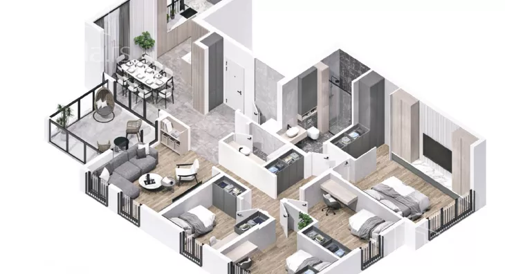 Petosoban stan | 4zida