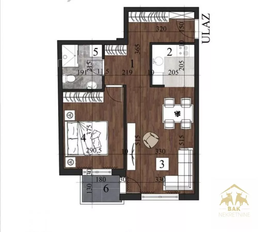 Dvosoban stan | 4zida