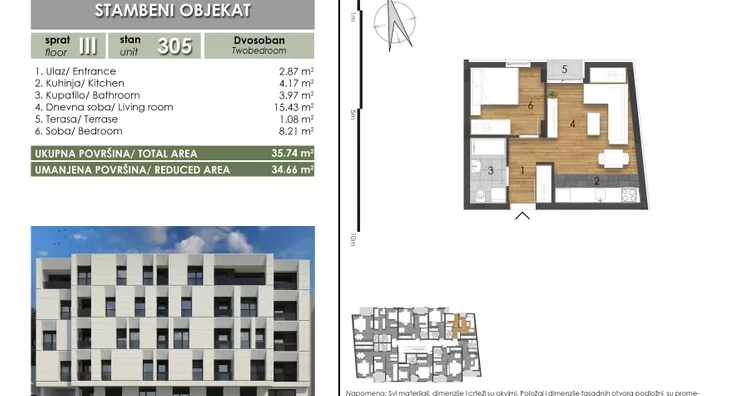 Dvosoban stan | 4zida