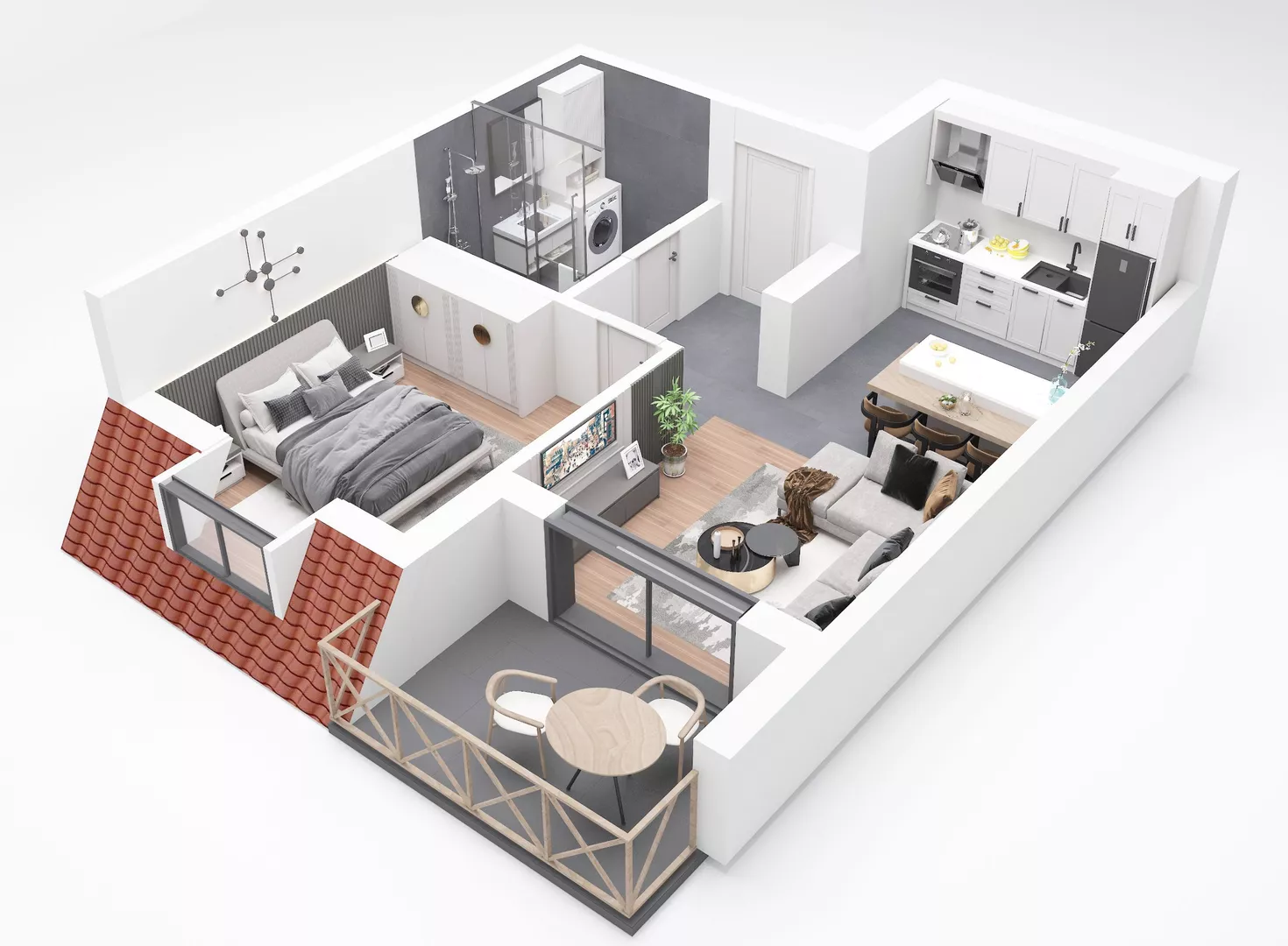 Jednoiposoban stan | 4zida