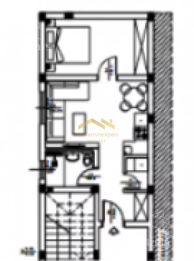 Jednoiposoban stan | 4zida