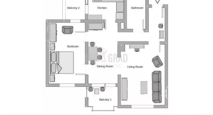 Dvosoban stan | 4zida