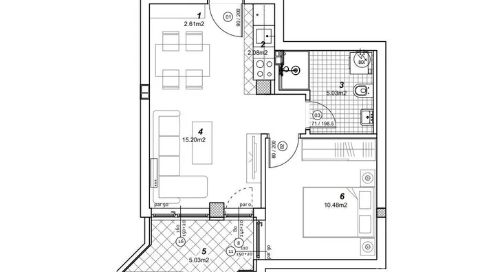 Dvosoban stan | 4zida