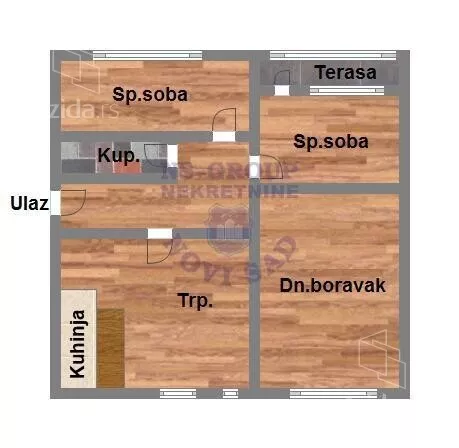 Trosoban stan | 4zida
