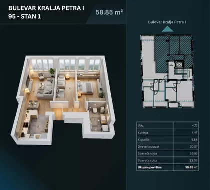 Bulevar Kralja Petra I 95 | 4zida.rs