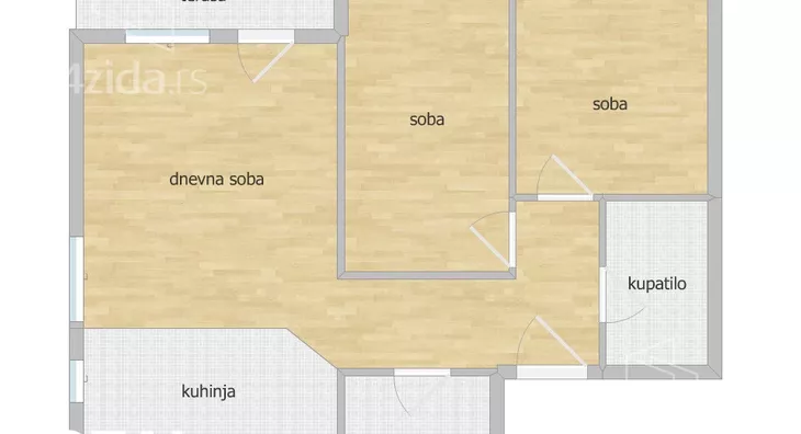 Trosoban stan | 4zida