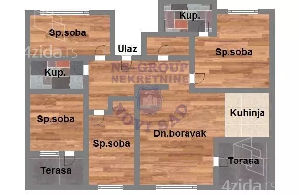 Petosoban stan | 4zida