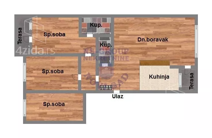 Četvorosoban stan | 4zida