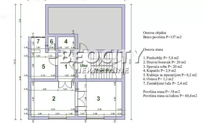 Dvosoban stan | 4zida