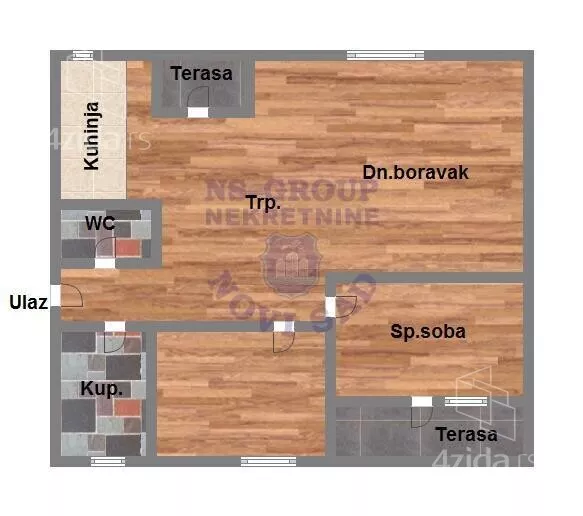 Dvoiposoban stan | 4zida