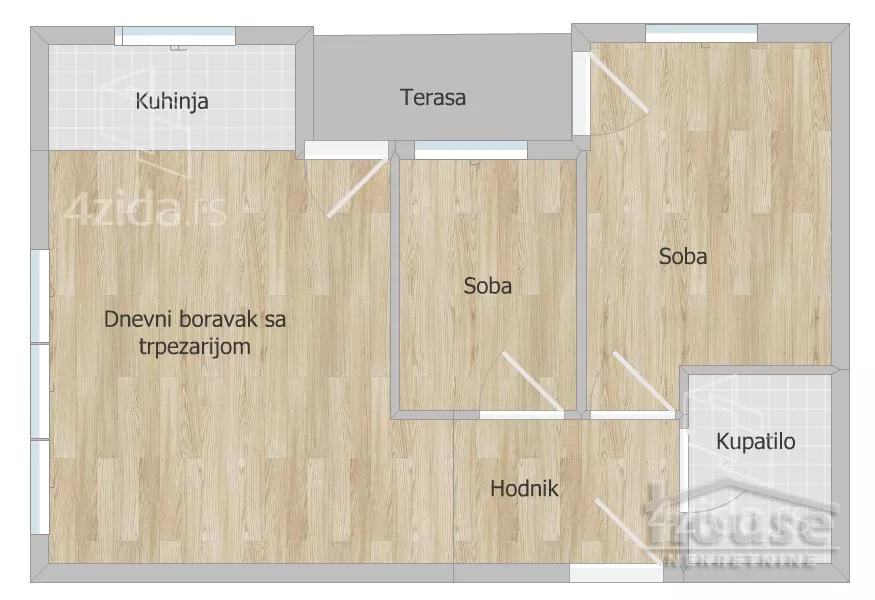 Dvoiposoban stan | 4zida
