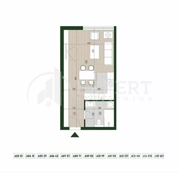 Jednosoban stan | 4zida