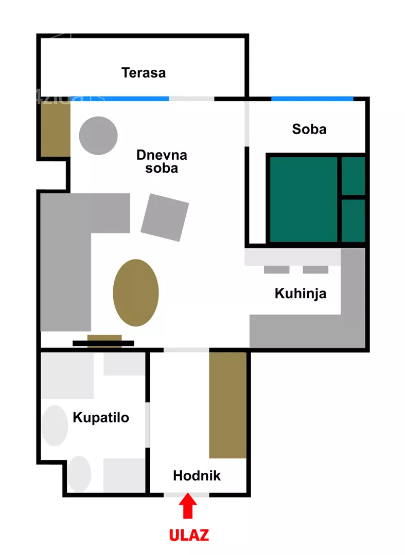 Dvosoban stan | 4zida