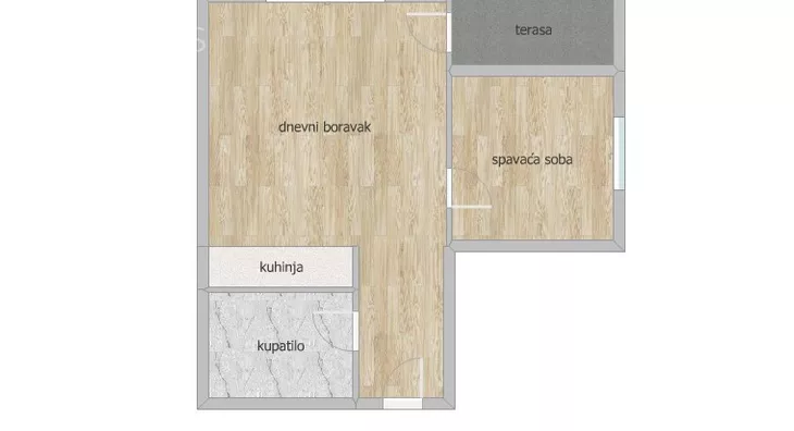 Jednoiposoban stan | 4zida