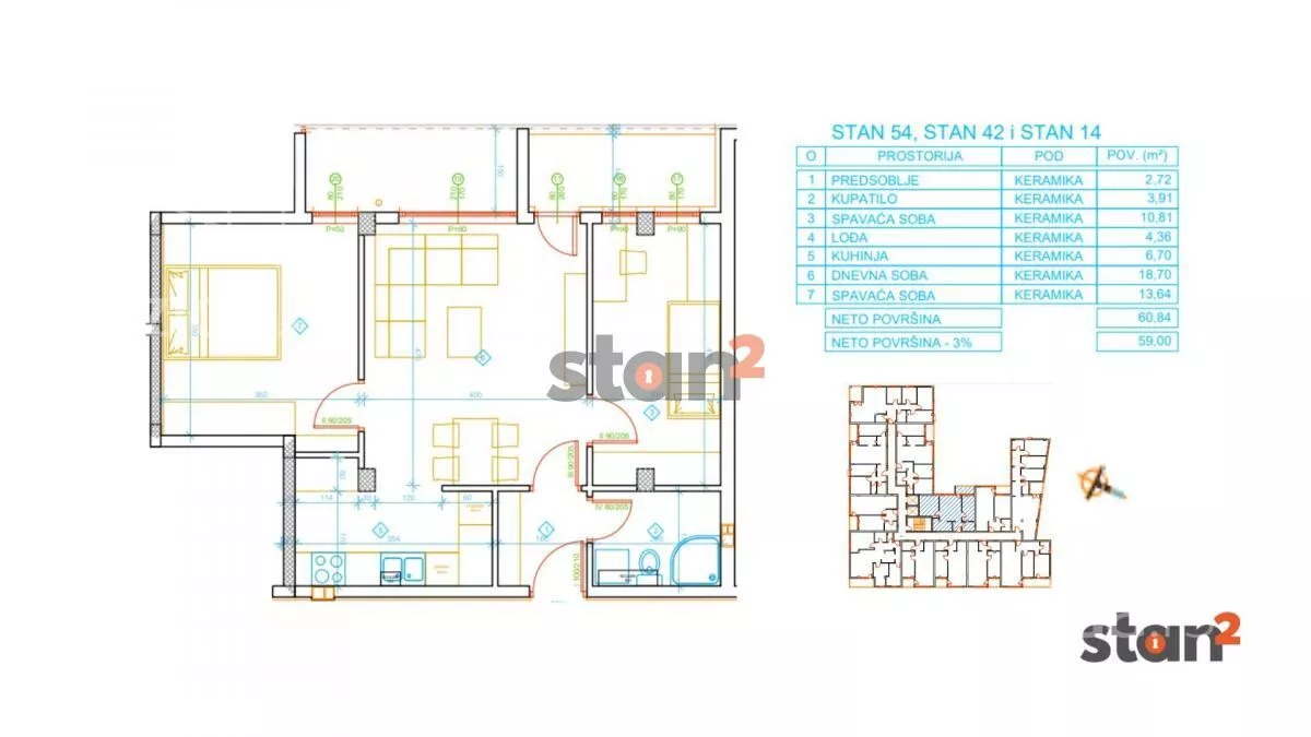 Dvoiposoban stan | 4zida